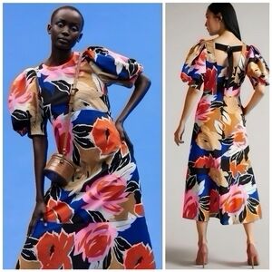 Ted Baker Floral Colorful Floral Harpia Dress, 10